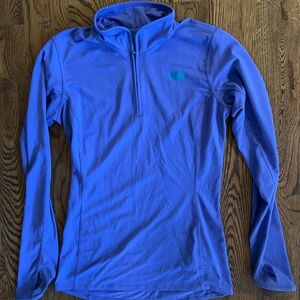 The North Face Half Zip Purple Blue Periwinkle Like New Condition Size Small